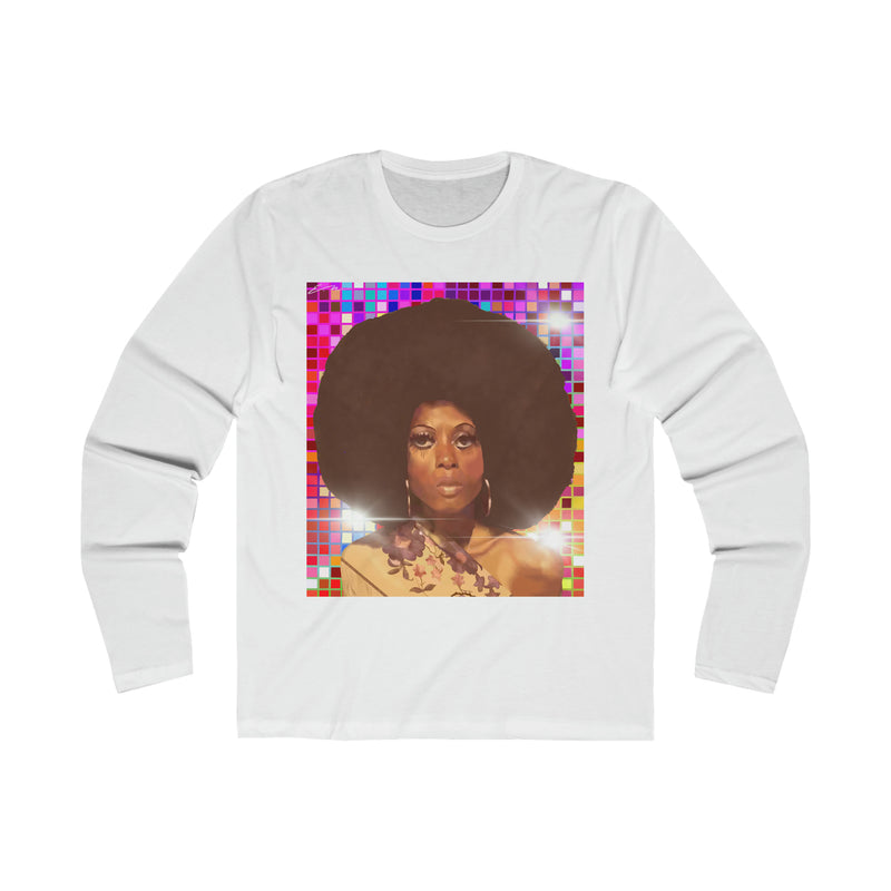 Diana Disco Men's Long Sleeve Crew Tee