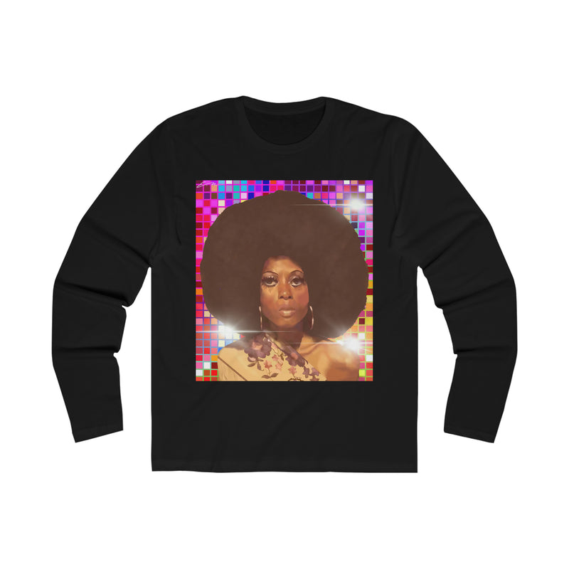 Diana Disco Men's Long Sleeve Crew Tee