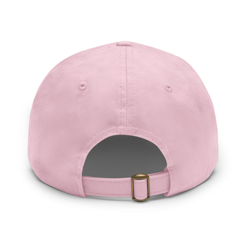 Diana Disco Hat with Leather Patch (Round)