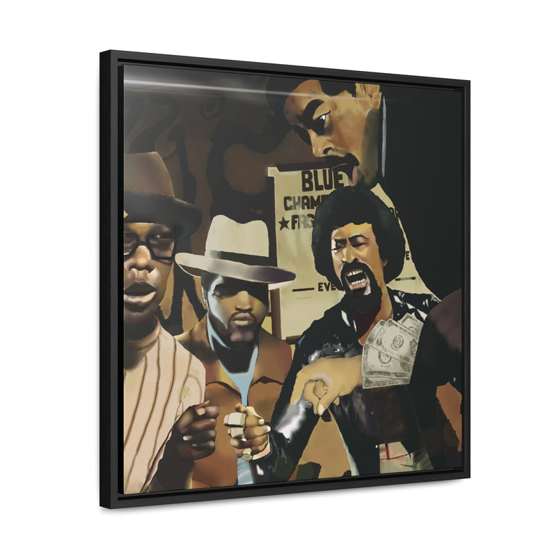 You know the name of the game Gallery Canvas Wraps, Square Frame