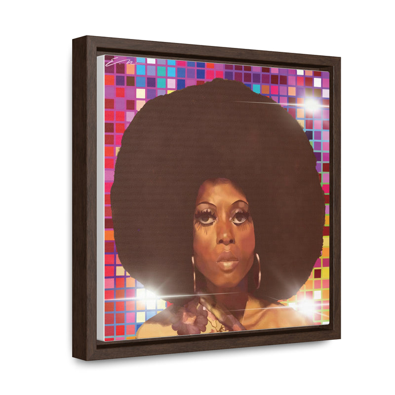 Diana Disco Gallery Canvas Wraps, Square Frame