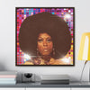 Diana Disco Gallery Canvas Wraps, Square Frame