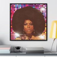 Diana Disco Gallery Canvas Wraps, Square Frame