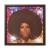 Diana Disco Gallery Canvas Wraps, Square Frame