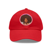 Diana Disco Hat with Leather Patch (Round)