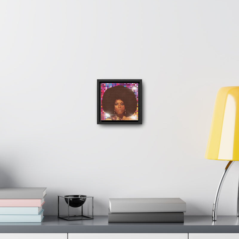 Diana Disco Gallery Canvas Wraps, Square Frame