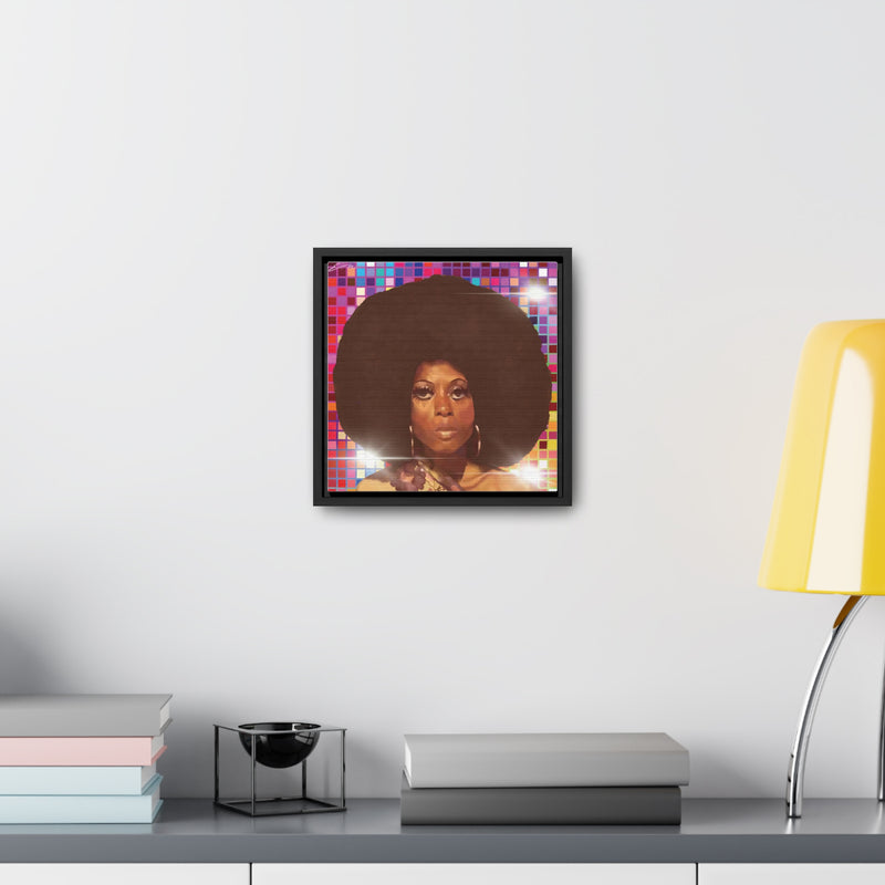 Diana Disco Gallery Canvas Wraps, Square Frame