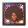 Diana Disco Gallery Canvas Wraps, Square Frame