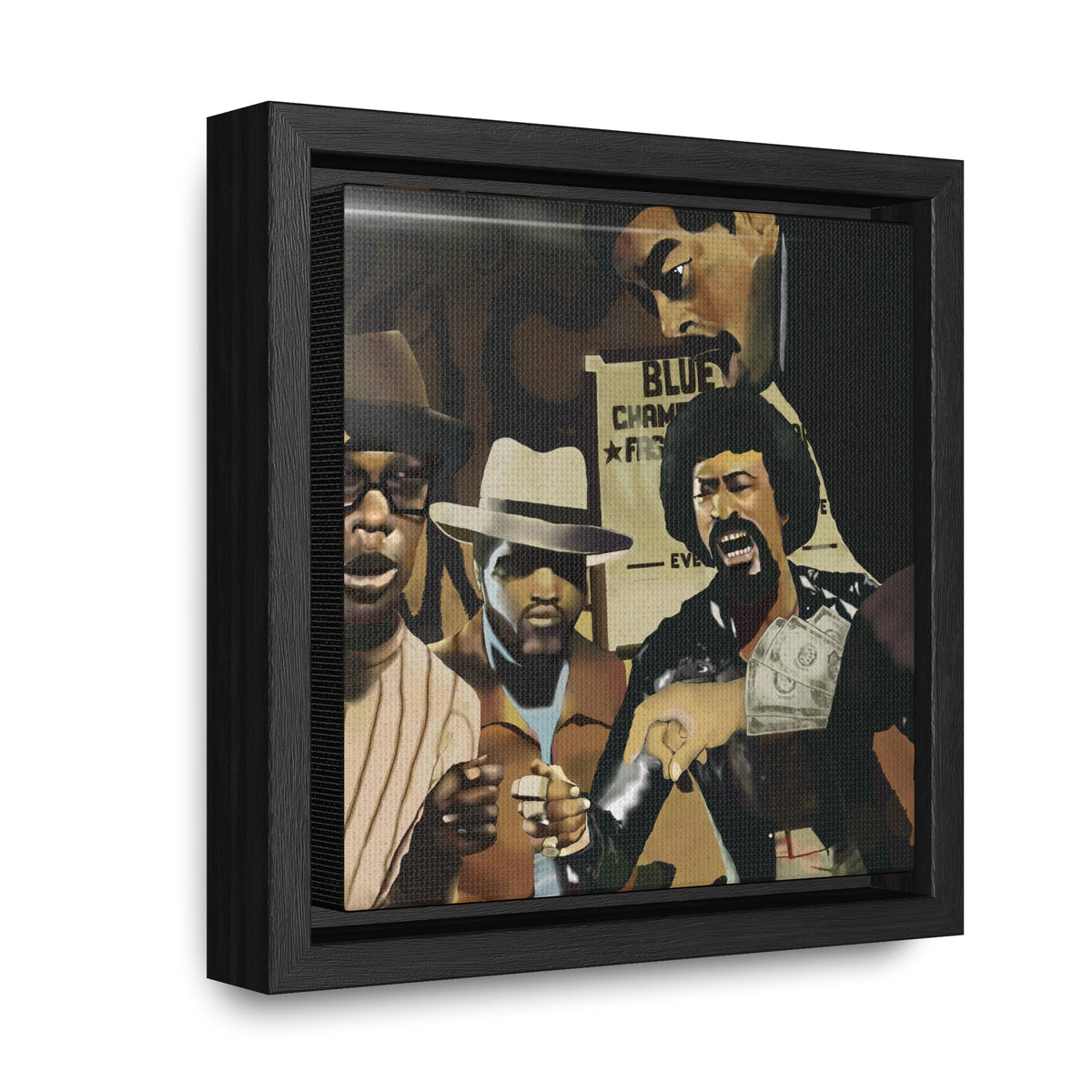 You know the name of the game Gallery Canvas Wraps, Square Frame