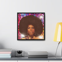 Diana Disco Gallery Canvas Wraps, Square Frame