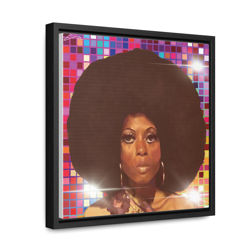 Diana Disco Gallery Canvas Wraps, Square Frame