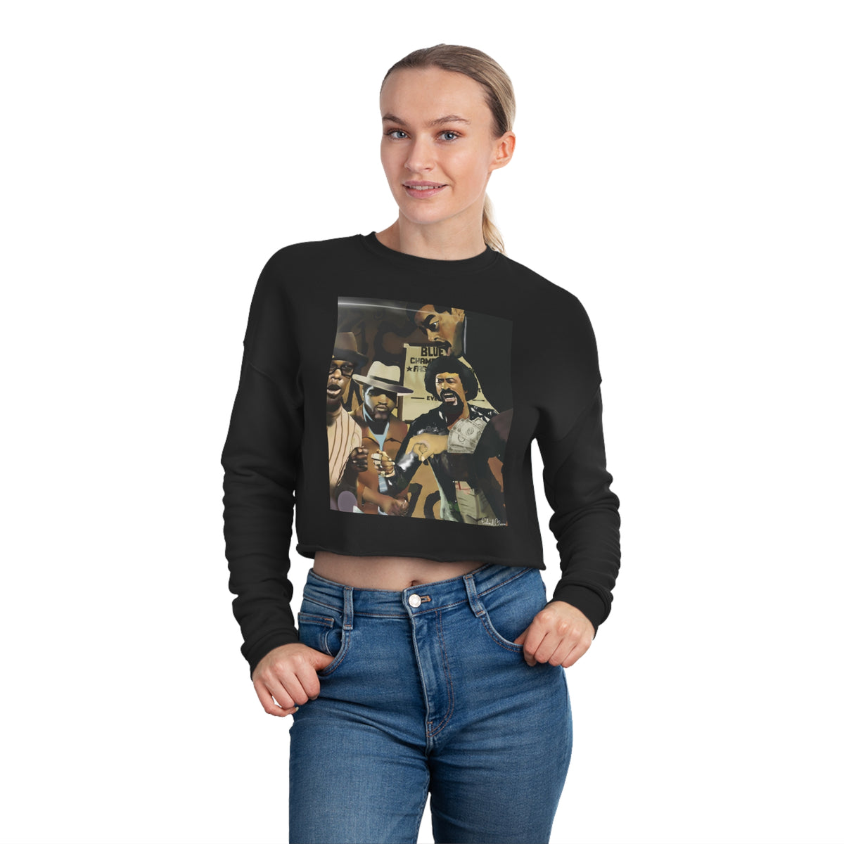 You know the name of the game Women's Cropped Sweatshirt