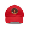 Diana Disco Hat with Leather Patch (Round)